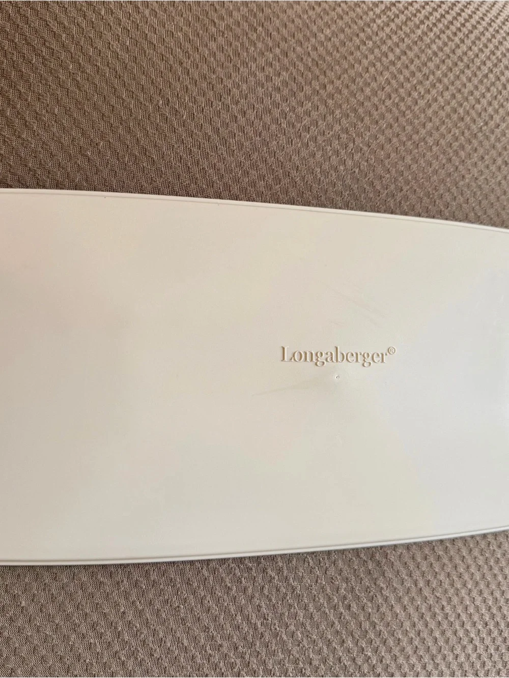 Longaberger Bagel Basket Lid for Plastic Protector. Lid ONLY. Never Used